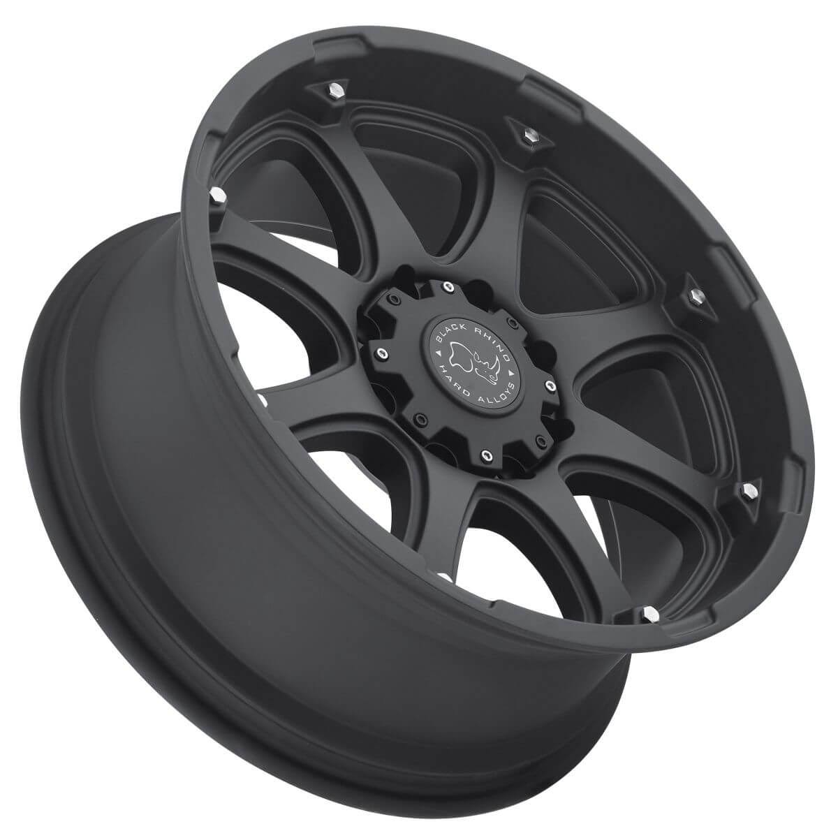 Black Rhino 1890GLA128170M25 - Glamis 18x22 Matte Black