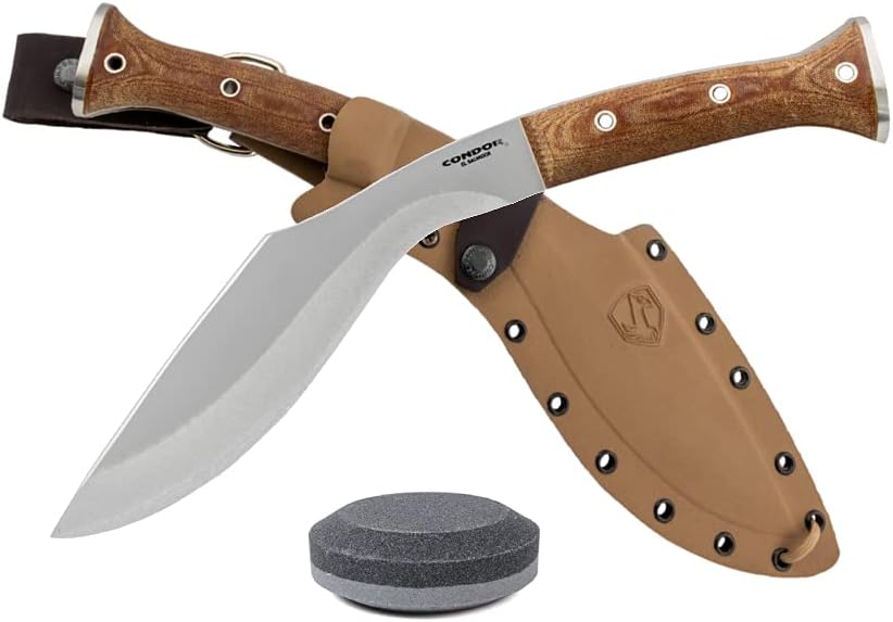 Condor Tool & Knife K-Tact Kukri Knife Desert (6mm), 10