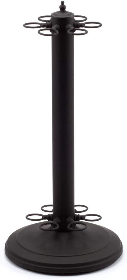 GSE Games & Sports Expert Stand-Style Metal Billiard Pool Cue Rack. Holds 6 Pool Cue Sticks (Several Colors Available)