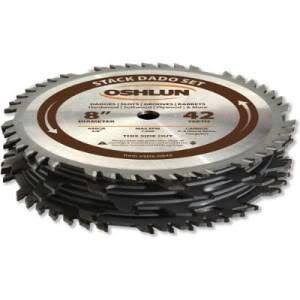 8x22 Carbide Tipped Stacked Dado Saw Stack Blade Tool Set