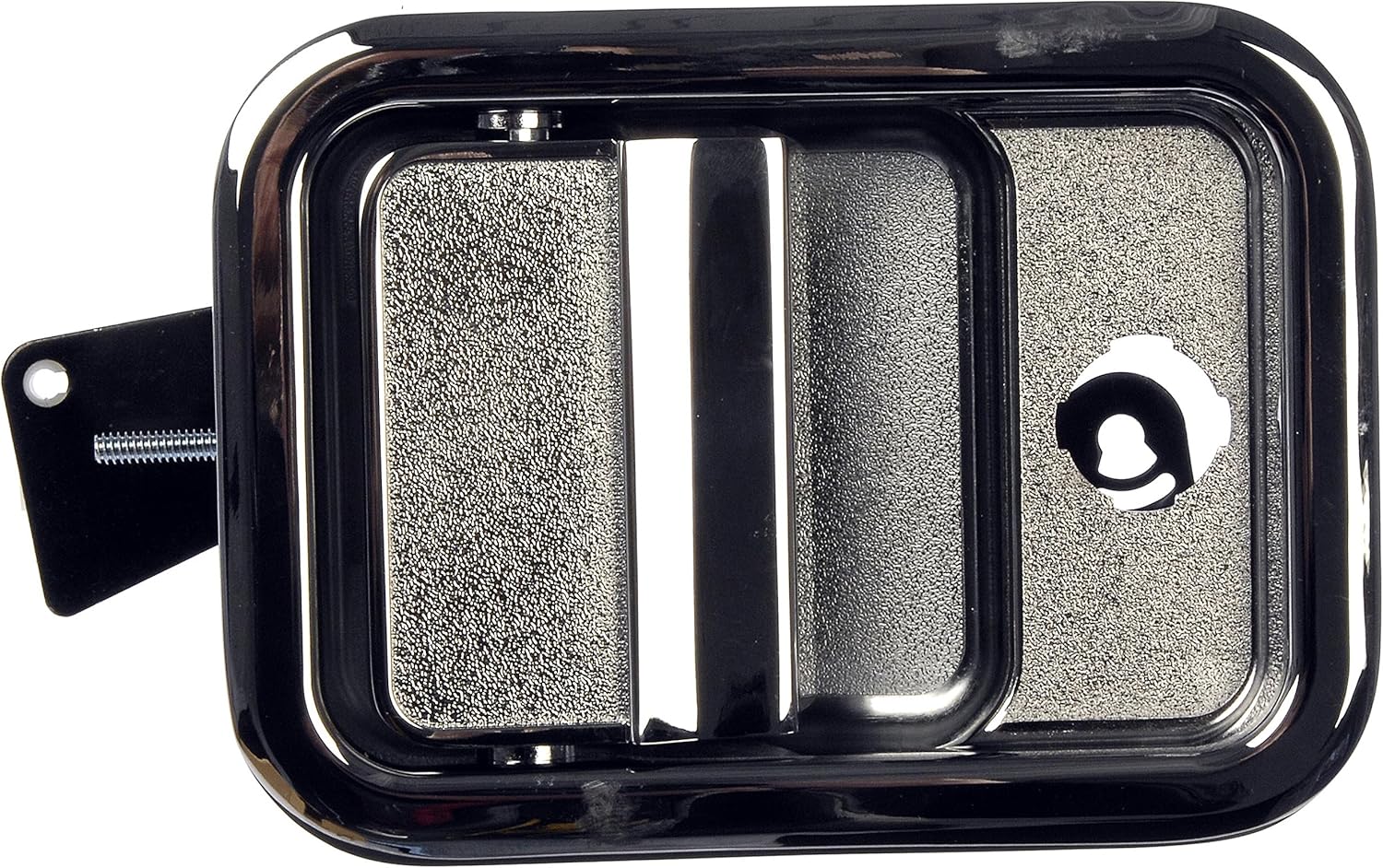 Dorman 760-5201 Front Passenger Side Exterior Door Handle Compatible with Select Freightliner Models, Chrome (Black Hardware)