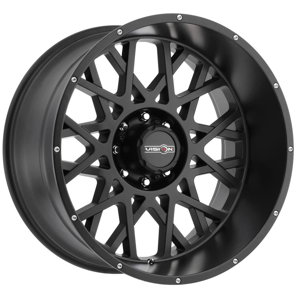 Vision Rocker Satin Black Wheel 20x12 8x170 -51