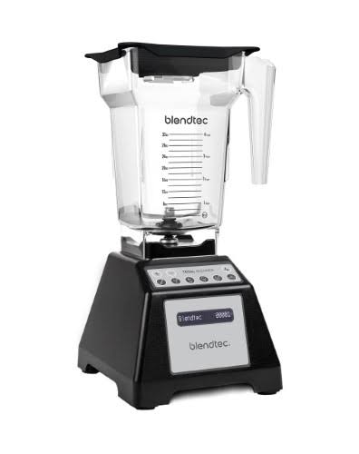 Blendtec Total Blender Classic, with FourSide Jar, Black, Black - FourSide Jar