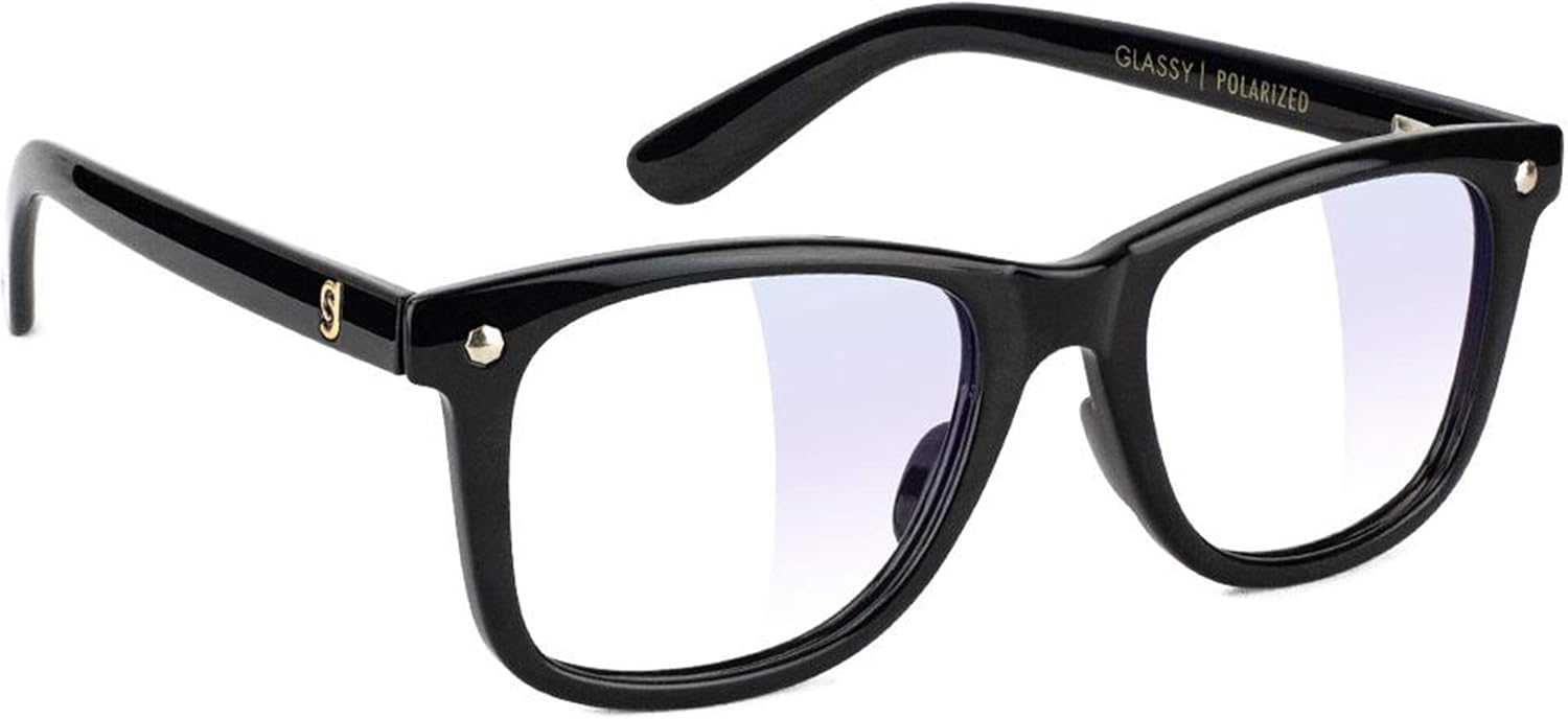 GLASSY Mikemo Premium Blue Light Blocking Glasses, Anti Eyestrain and fatigue, Glasses for Computer and Gaming Pack of 2