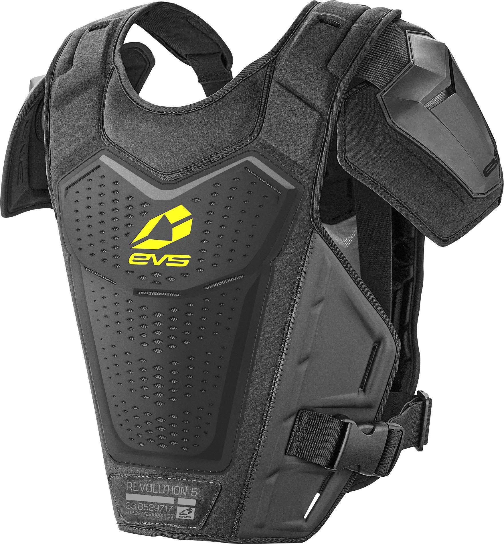 EVS Revo 5 Roost Guard Black LG/XL