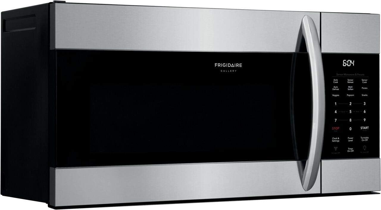 FRIGIDAIRE FGMV17WNVF Over The Range Microwave Oven with 1.7 cu. ft. Capacity, in SmudgeProof Stainless Steel