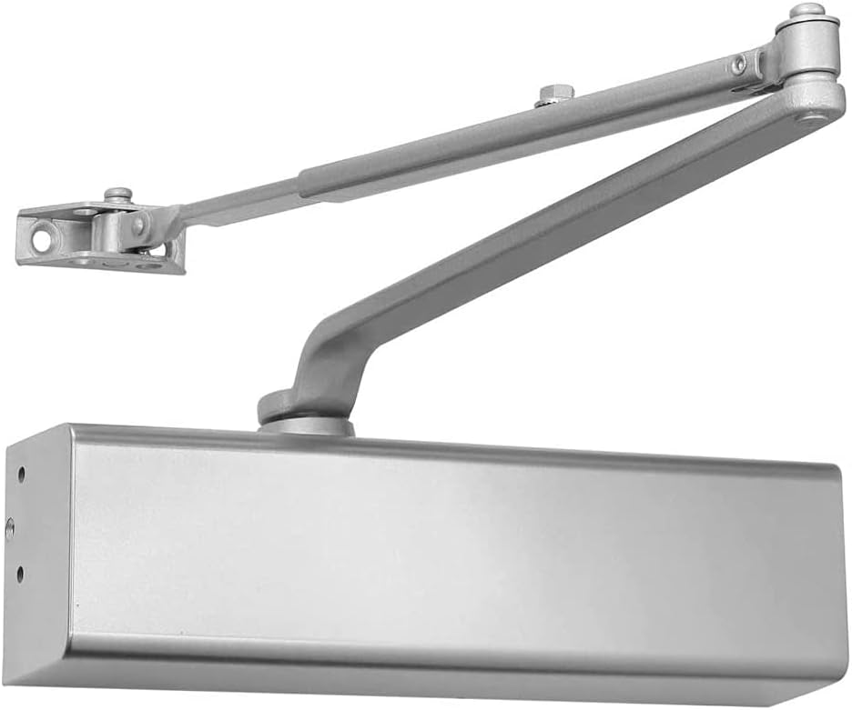 Lawrence Heavy Duty Door Closer Commercial Grade 1 - Adjustable 6-Speed Delayed-Action Door Control with 3 Pistons &ndash; Flexible Installation with Included Hardware - Lawrence Hardware LH816