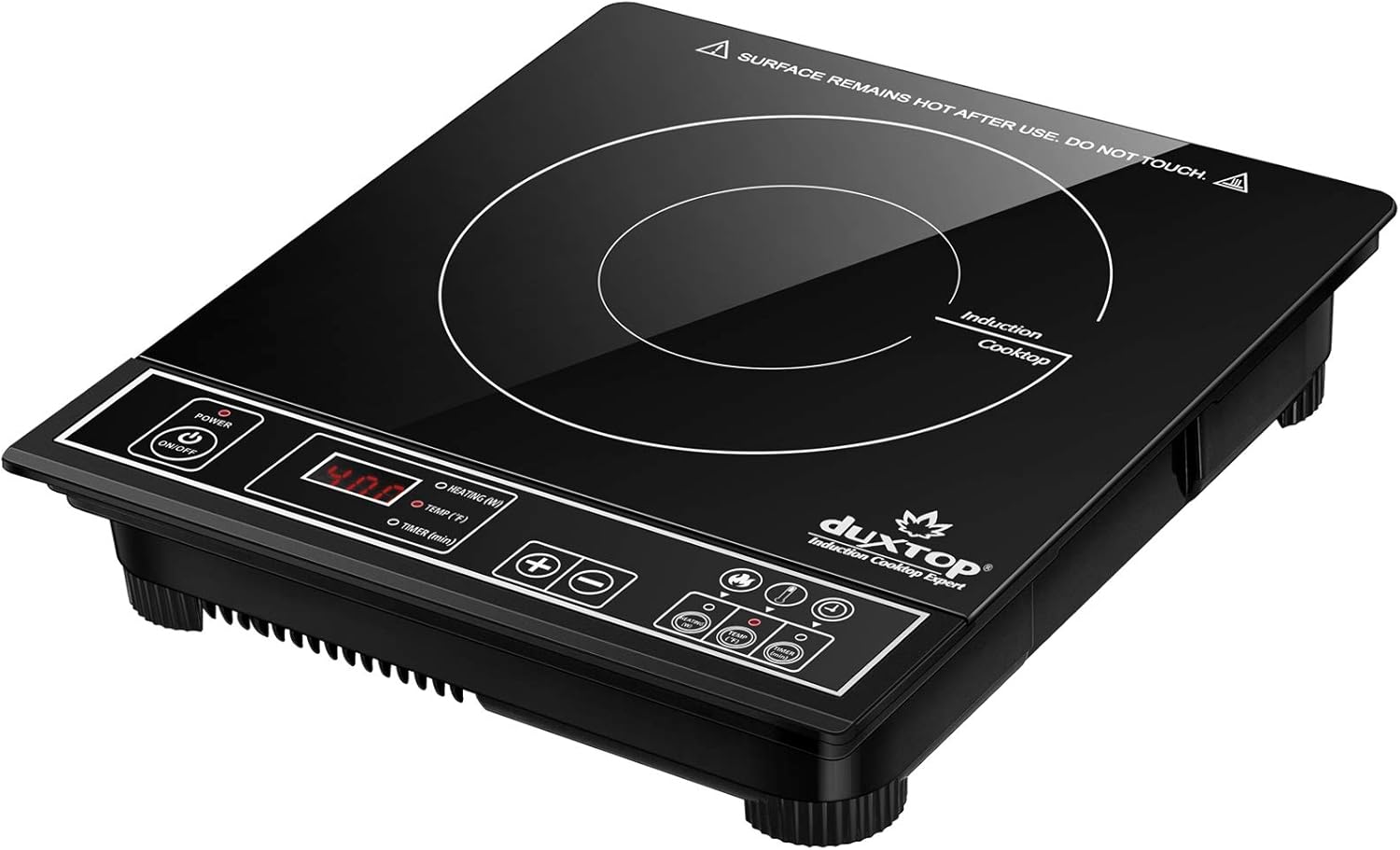 Duxtop 1800W Portable Induction Cooktop Countertop Burner, Gold 8100MC/BT-180G3 Pack of 2