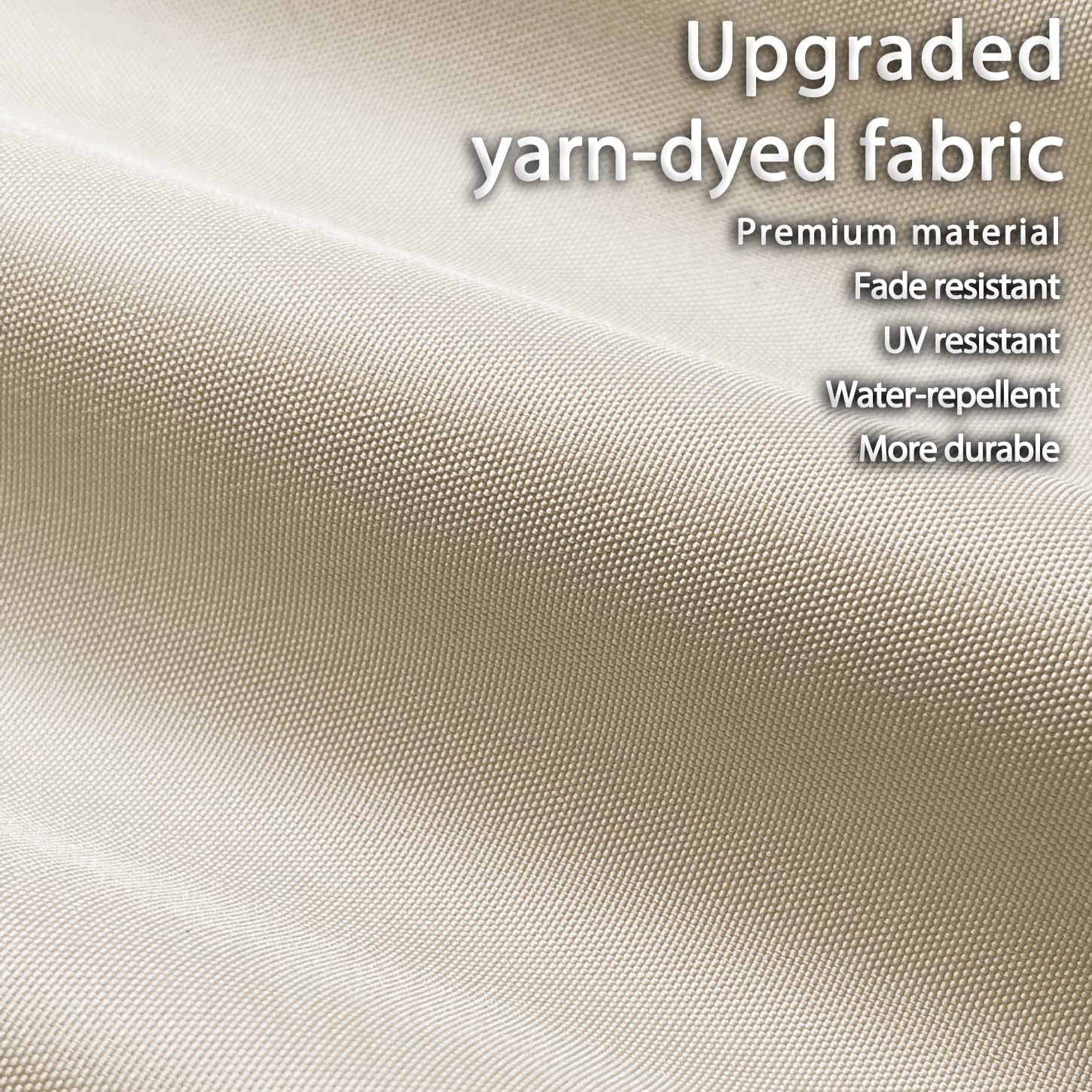 PURPLE LEAF 10' X 12' Outdoor Retractable Pergola with Sun Shade Canopy Patio Metal Shelter for Garden Porch Beach Pavilion Grill Gazebo Modern Yard Grape Trellis Pergola, Beige