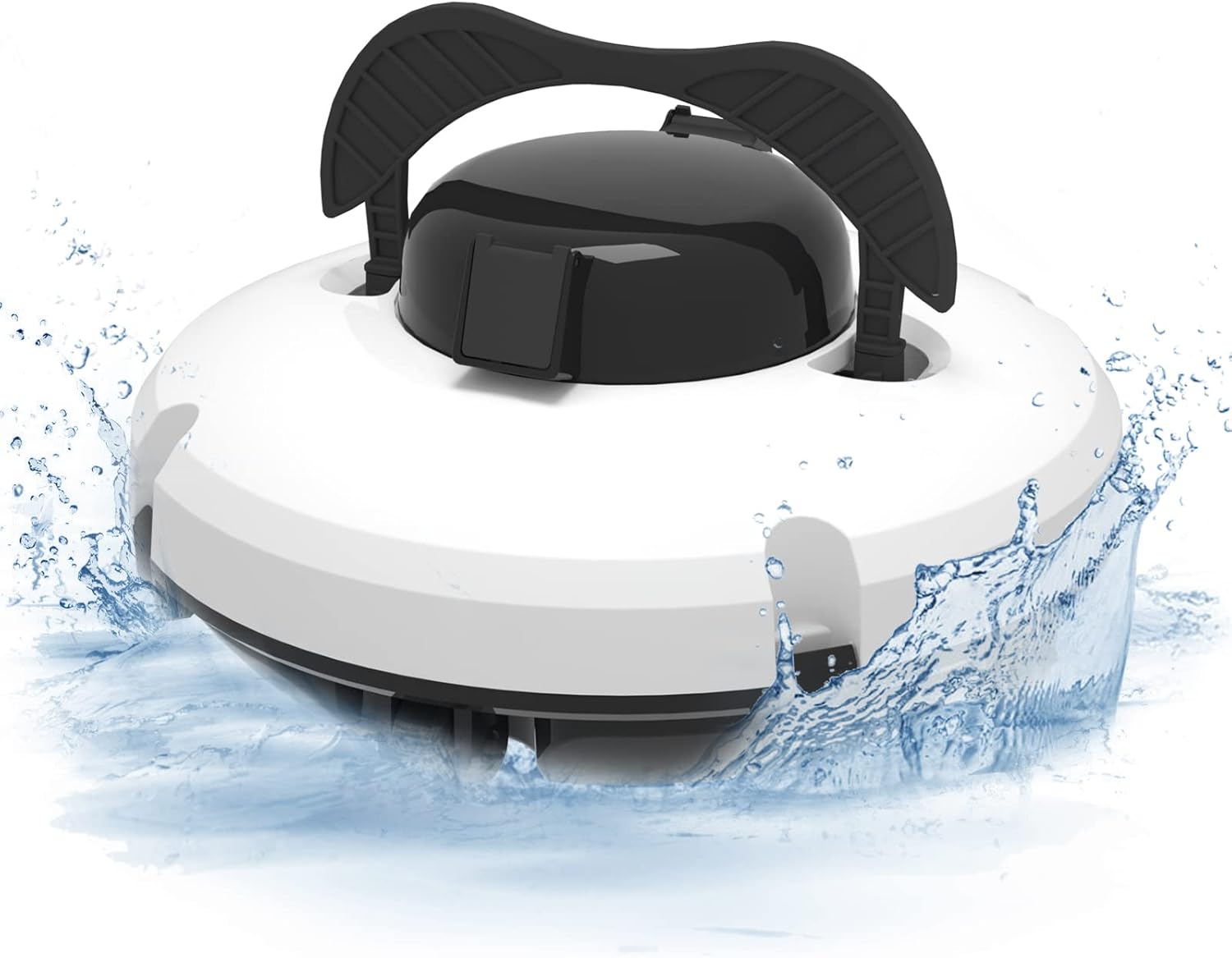 Cordless Robotic Pool Cleaner, Automatic Vacuum for InGround Pools up to 50ft, 120 Mins Runtim, 180&mu;m Fine Filter for Surface Up to 100 Sq, Easy to Clean Top Load Filter Cartridges