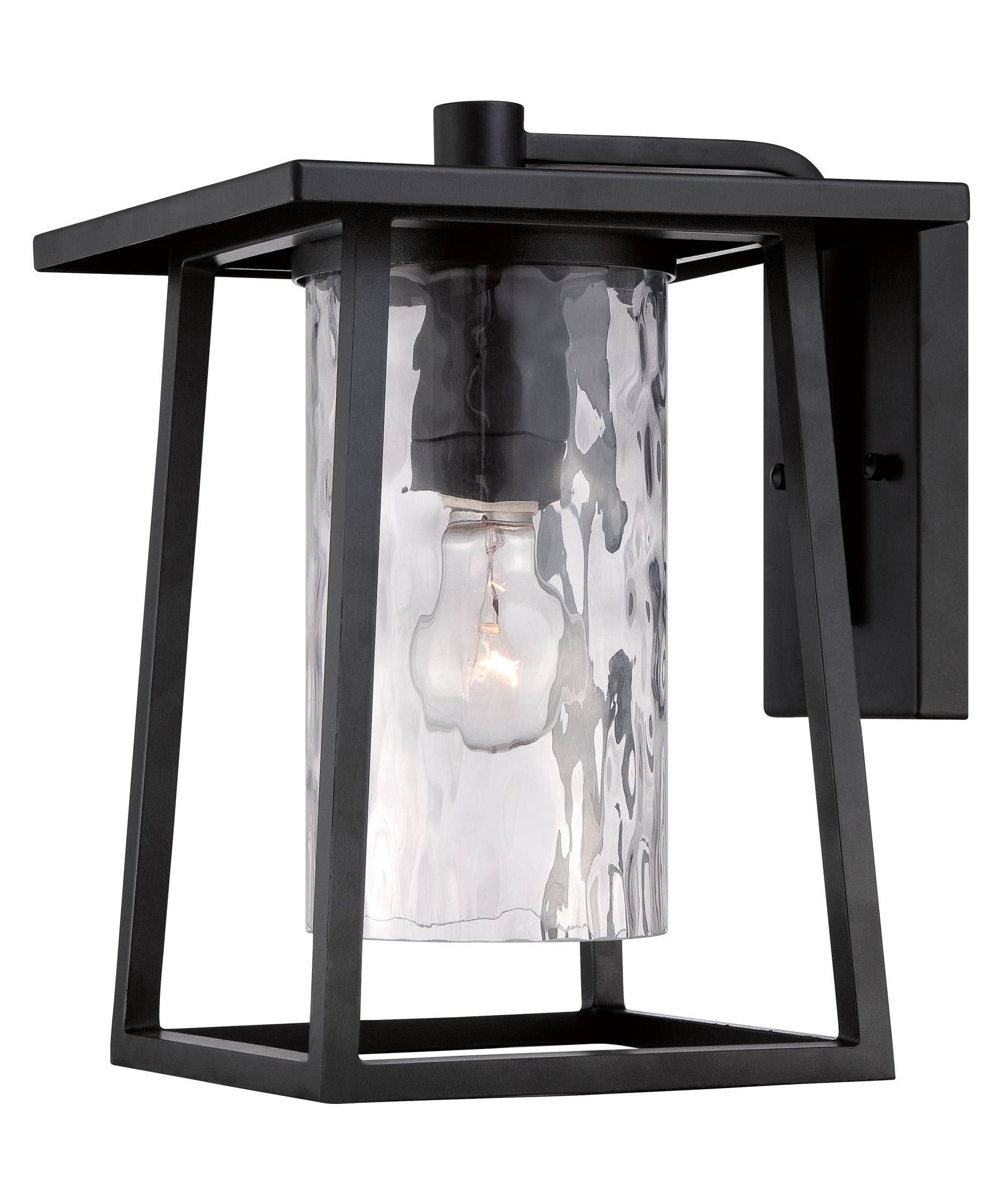 Quoizel Lodge LDG8409K Outdoor Wall Lantern, Black