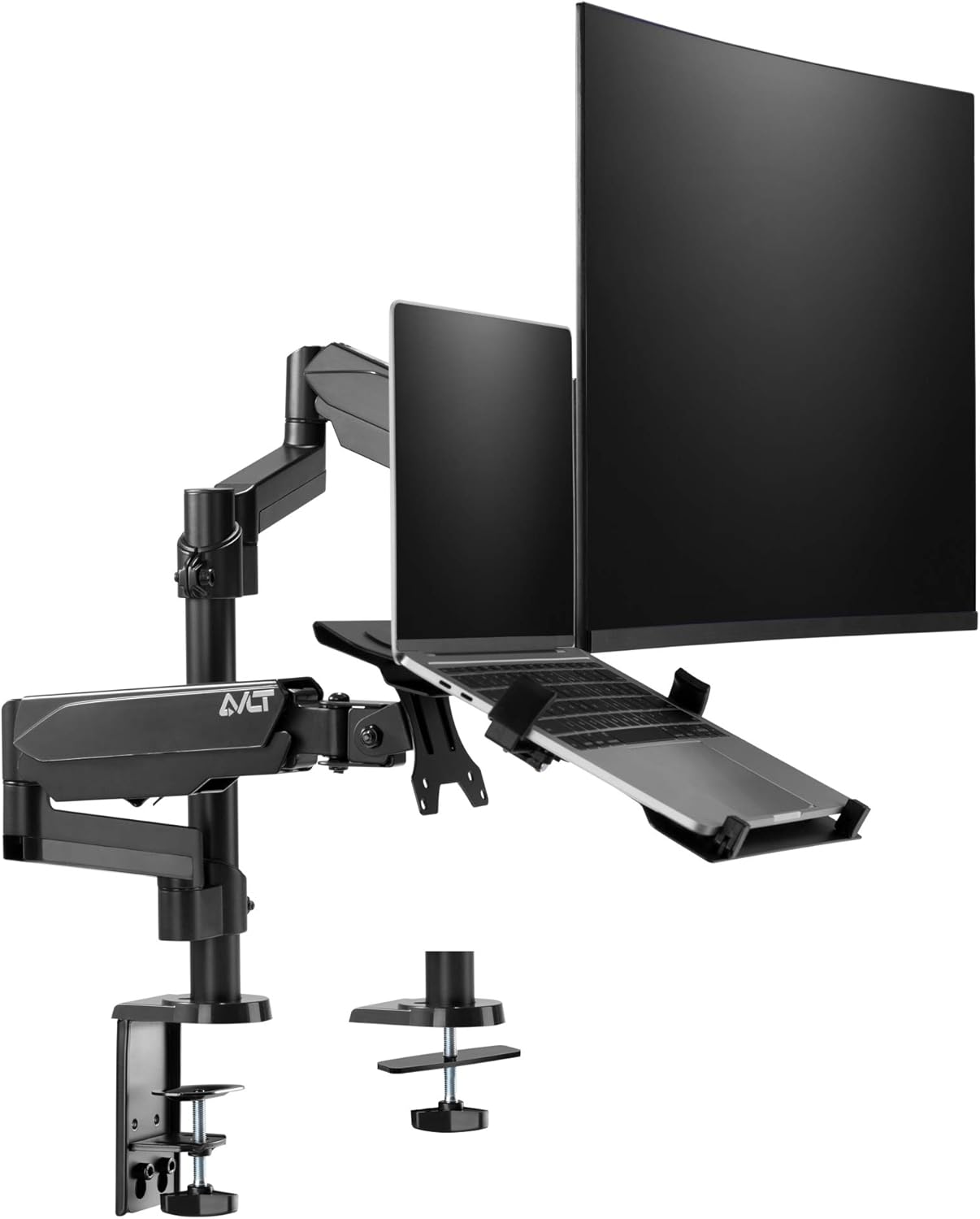 AVLT Laptop and Monitor Long Pole Stand - Mount 15.6