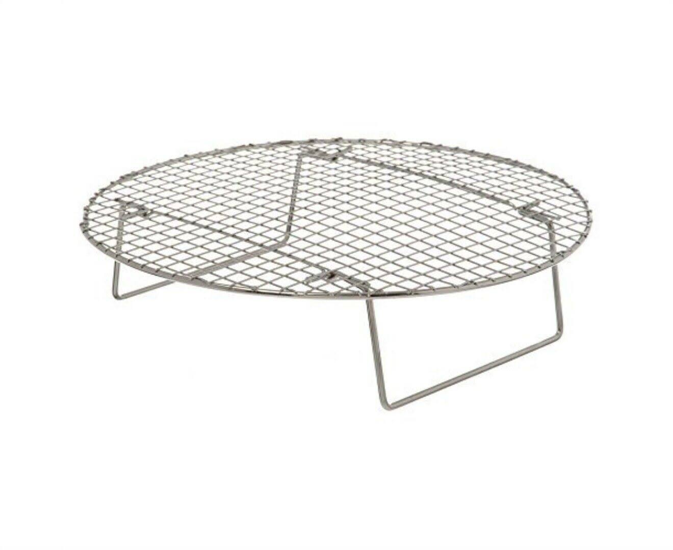 Winco Update International STR1050 Chrome-Plated Steamer Rack, 10-1/2-Inch, Set of 10