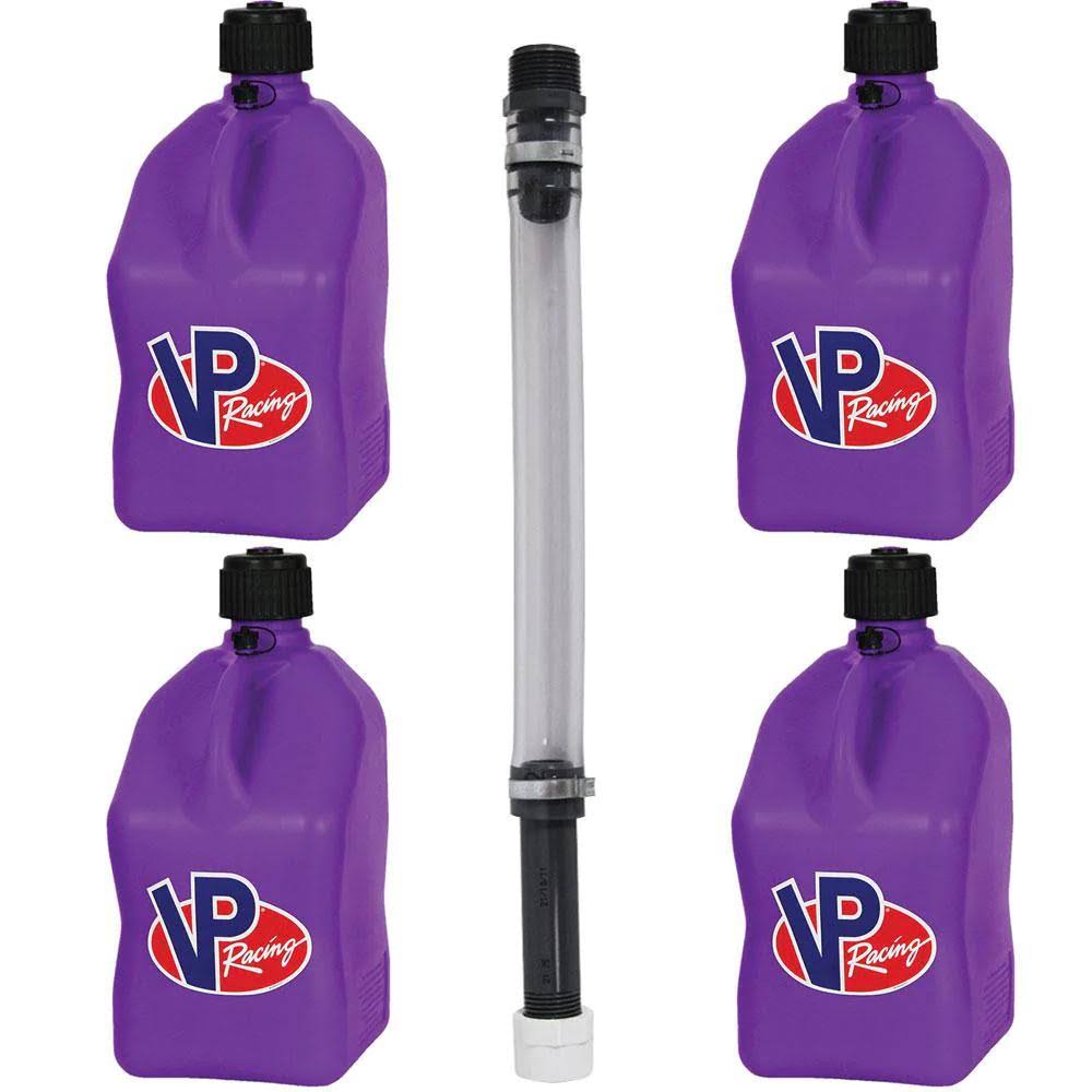 5 gal. Motorsport Racing Can with 14 in. Hose Kit (4-Pack)