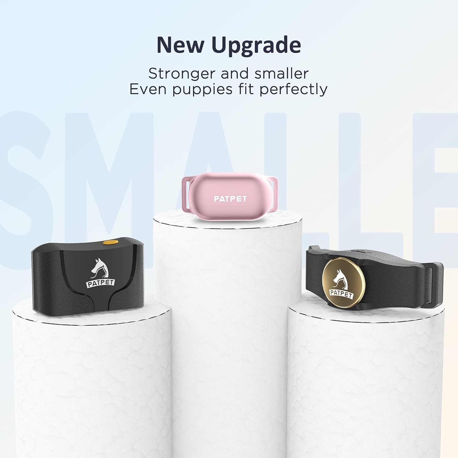 PATPET Dog Training Collar with 3 Safe Training Modes, Rechargeable IPX7 Waterproof Shock Collar with Remote, 3000 Ft Control Perfect for Small Medium Large Dogs(8-120 lbs) Pack of 2