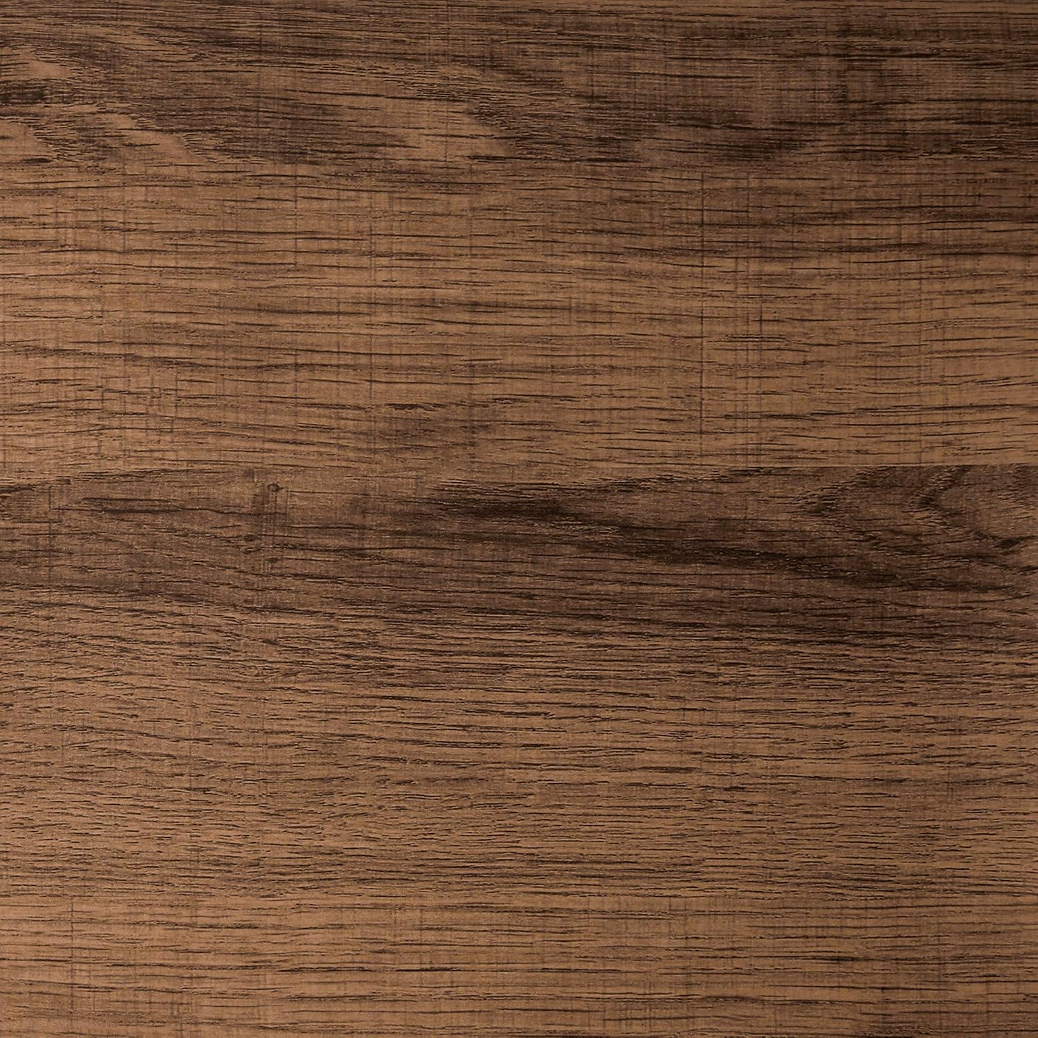 Henn&Hart Blackened Bronze and Oak console table, Black