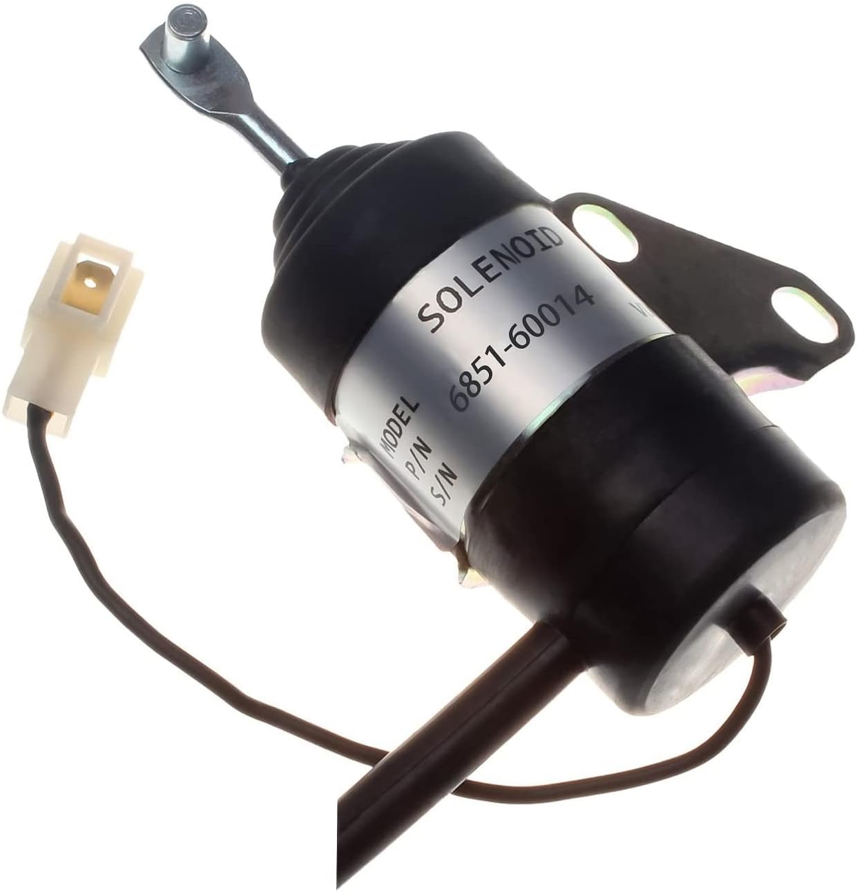 Earlyred 16851-60014 Fuel Shut Off Solenoid 052600-4531 for Kubota BX2230D RTV900R RTV900T B7410D BX1500D BX1800D Z482 Z602 D722 D902 D782 D622 Z402 Denso BX7410D 12VDC Pack of 2