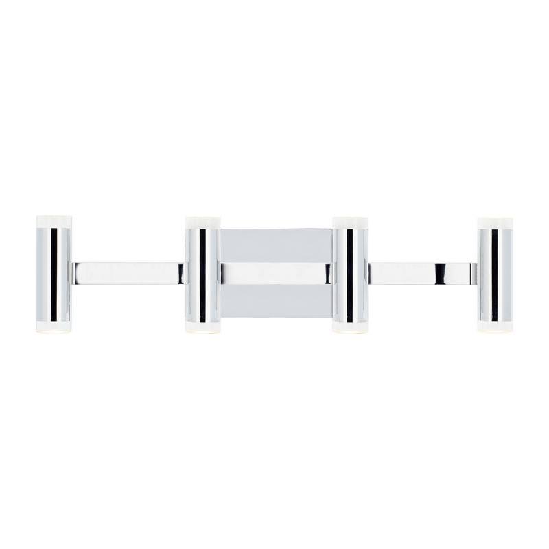 Tech Lighting 700bcdbs4b-led930-277 Dobson II 4-Light Bath, Black