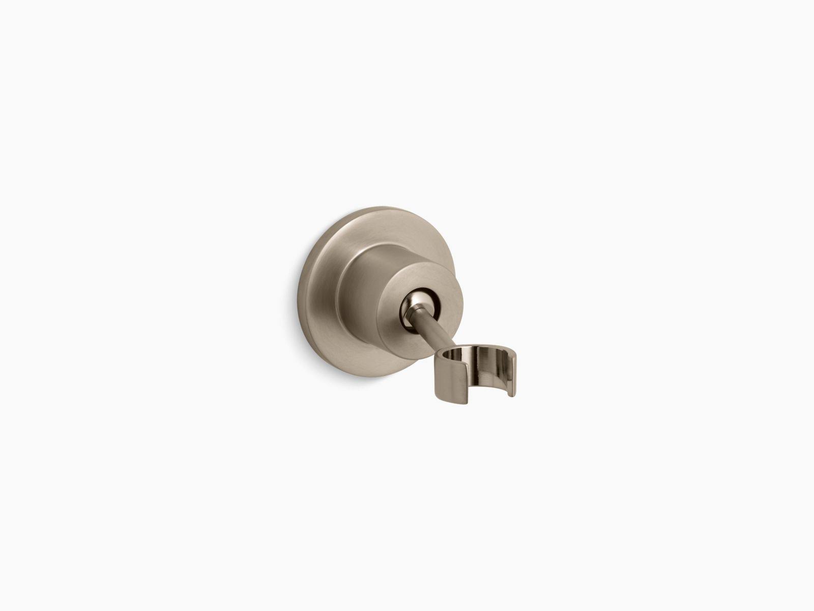 KOHLER K-975-BV Stillness Adjustable Wall-Mount Bracket, Vibrant Brushed Bronze