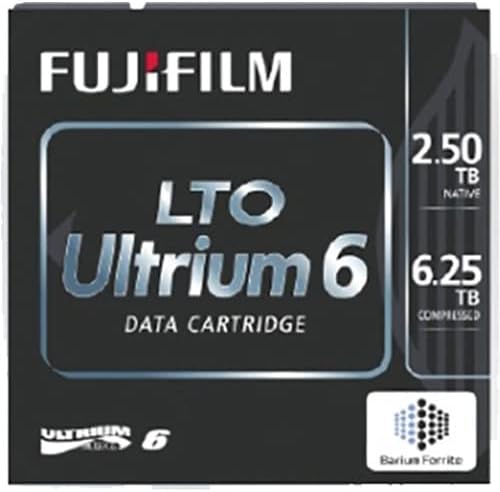 Fuji 81110000853 Ultrium-6 2.5Tb-6.25Tb Library Labeled Data Cartridge - Pack of 20