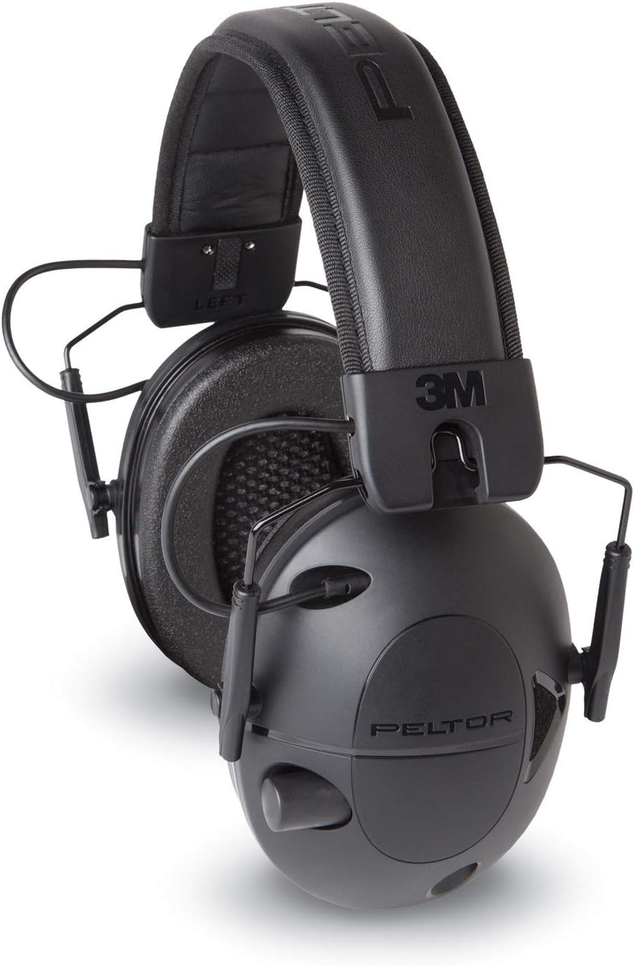 Electronic Hearing Protector by Peltor, Sport Tactical 100, Ear Protection, Earmuffs, NRR 22 dB, Ideal for the Range, Shooting and Hunting