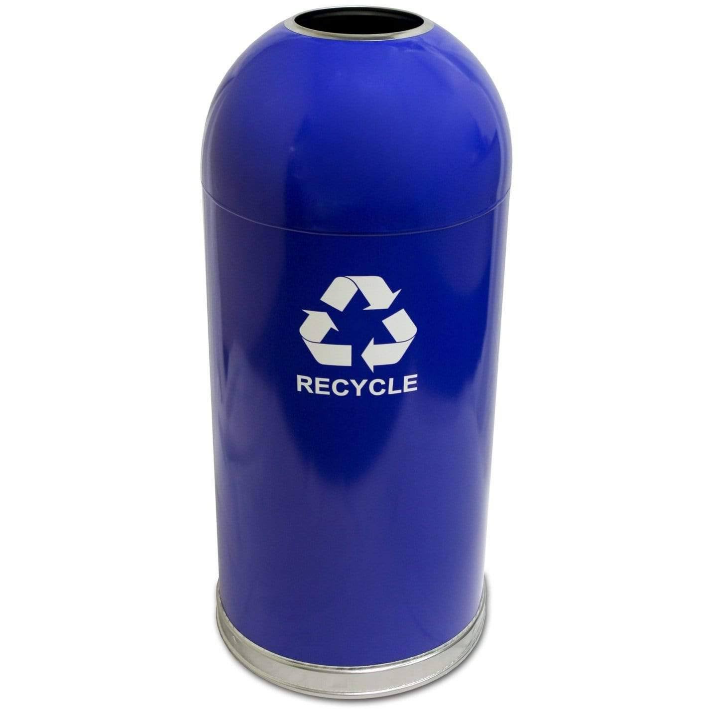 Witt Industries Dome Top Recycling Receptacle (Black)
