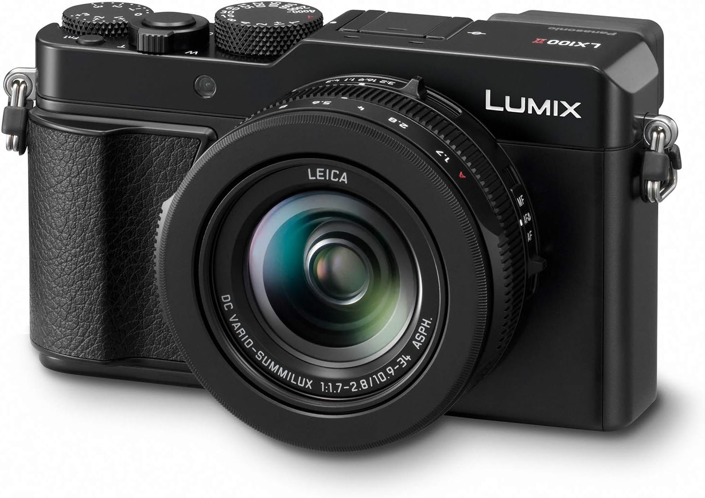 Panasonic Lumix LX100 II Large Four Thirds 21.7 MP Multi Aspect Sensor 24-75mm Leica DC VARIO-SUMMILUX F1.7-2.8 Lens Wi-Fi and Bluetooth Camera with 3