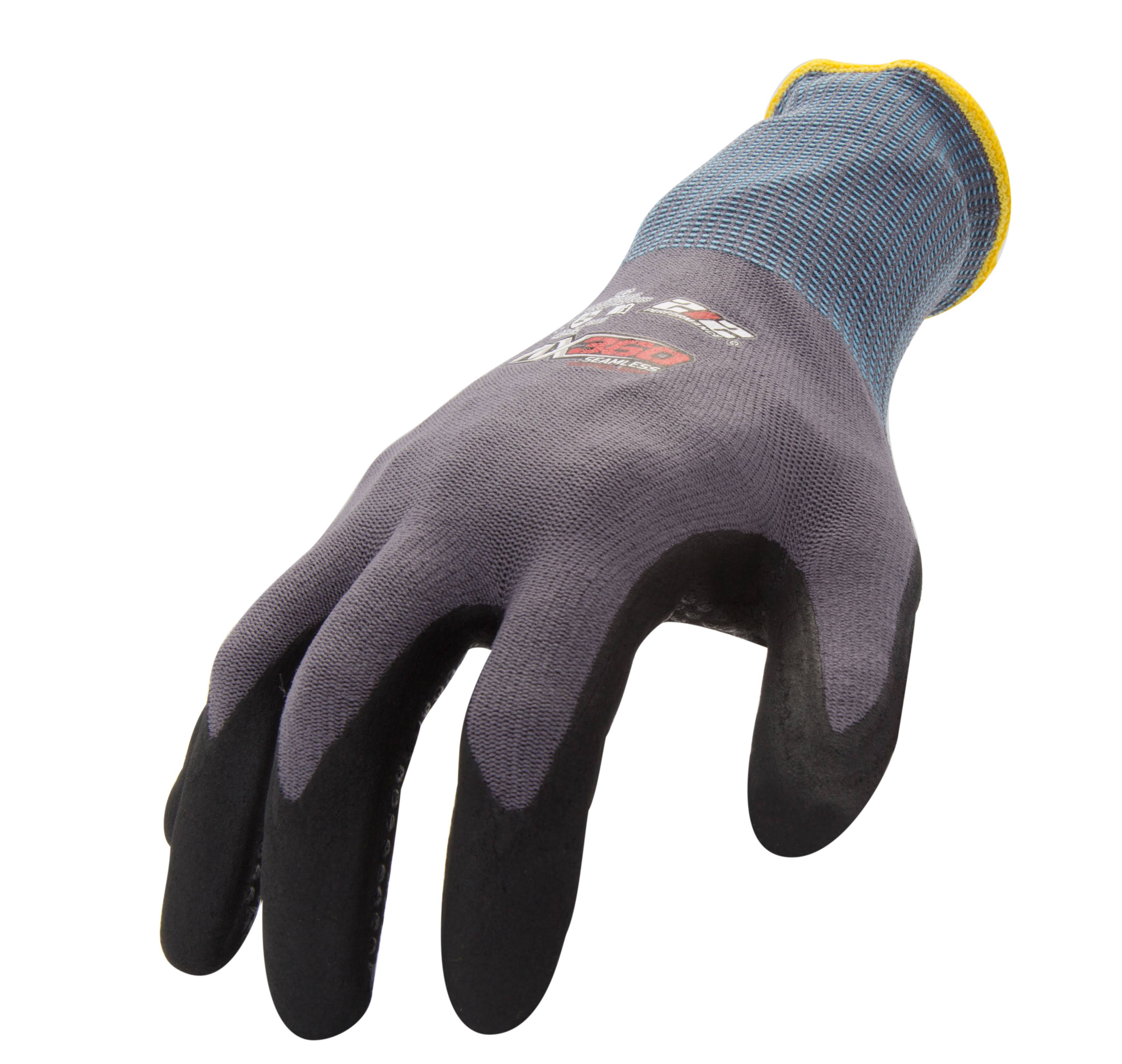 212 Performance AXDG-16-009 AX360 Dotted Grip Nitrile-Dipped Work Glove, 12-Pair Bulk Pack, Medium