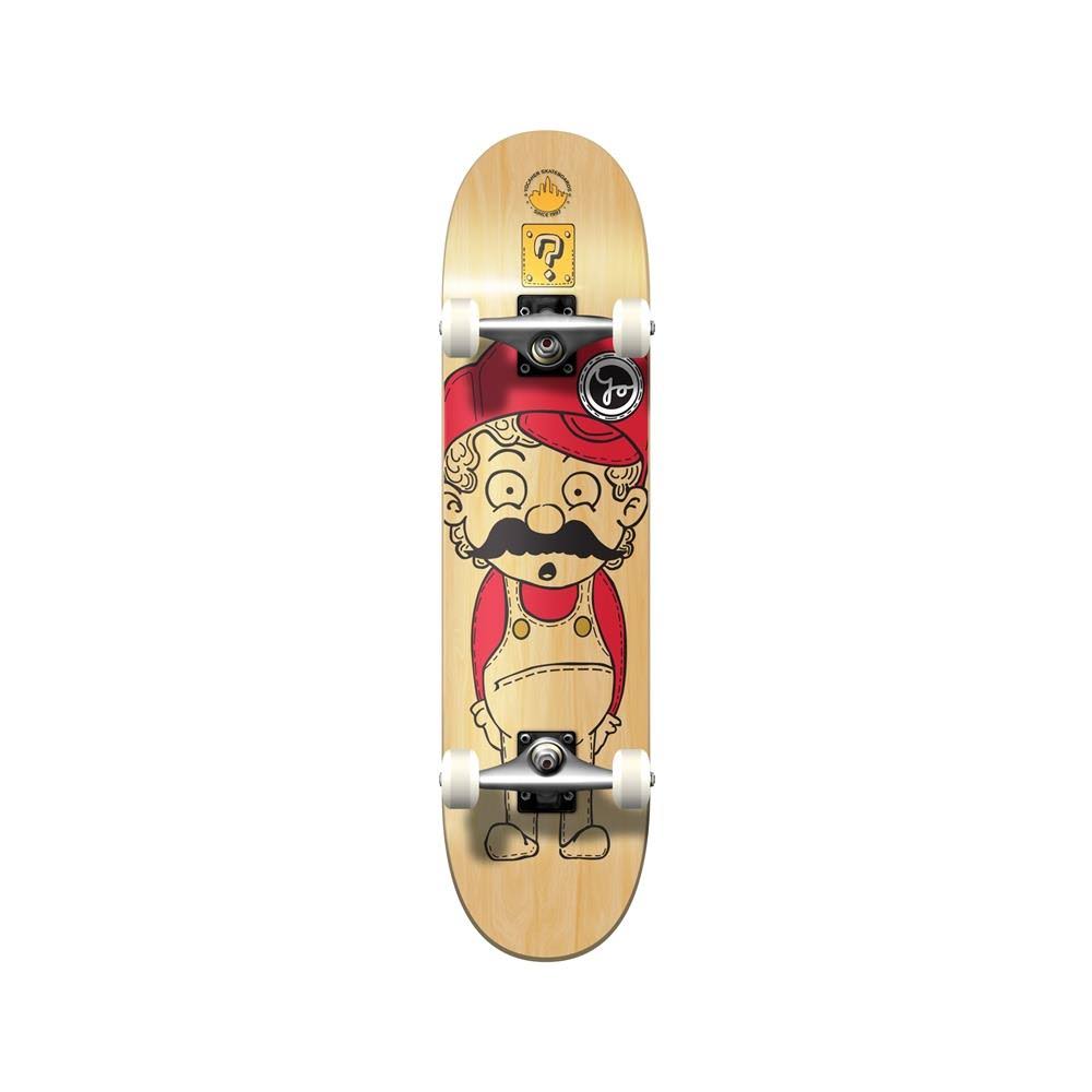 Yocaher Graphic Complete Skateboard - Retro Series - Stache
