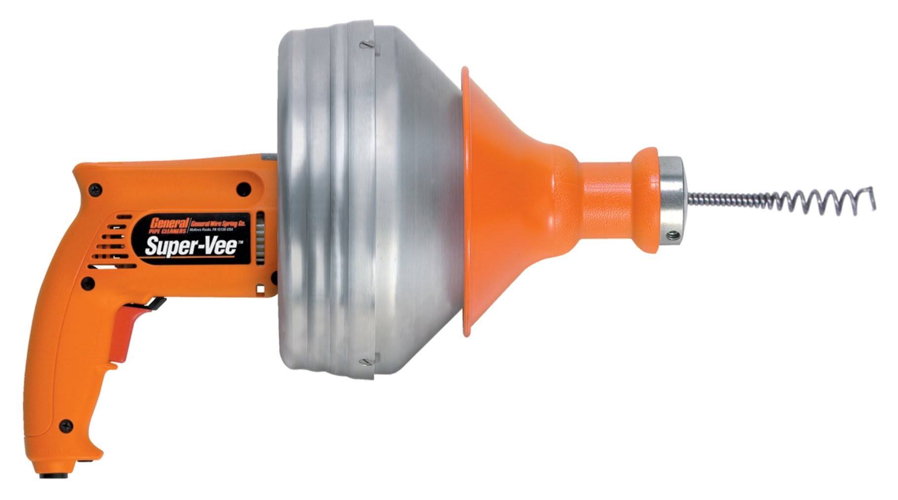 General Wire SV-F Super-Vee Drain/Sewer Cleaning Machine w/ 25& x 1/4x22