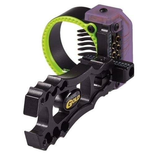 Black Gold Rush Sight Black 5 Pin .019 LH