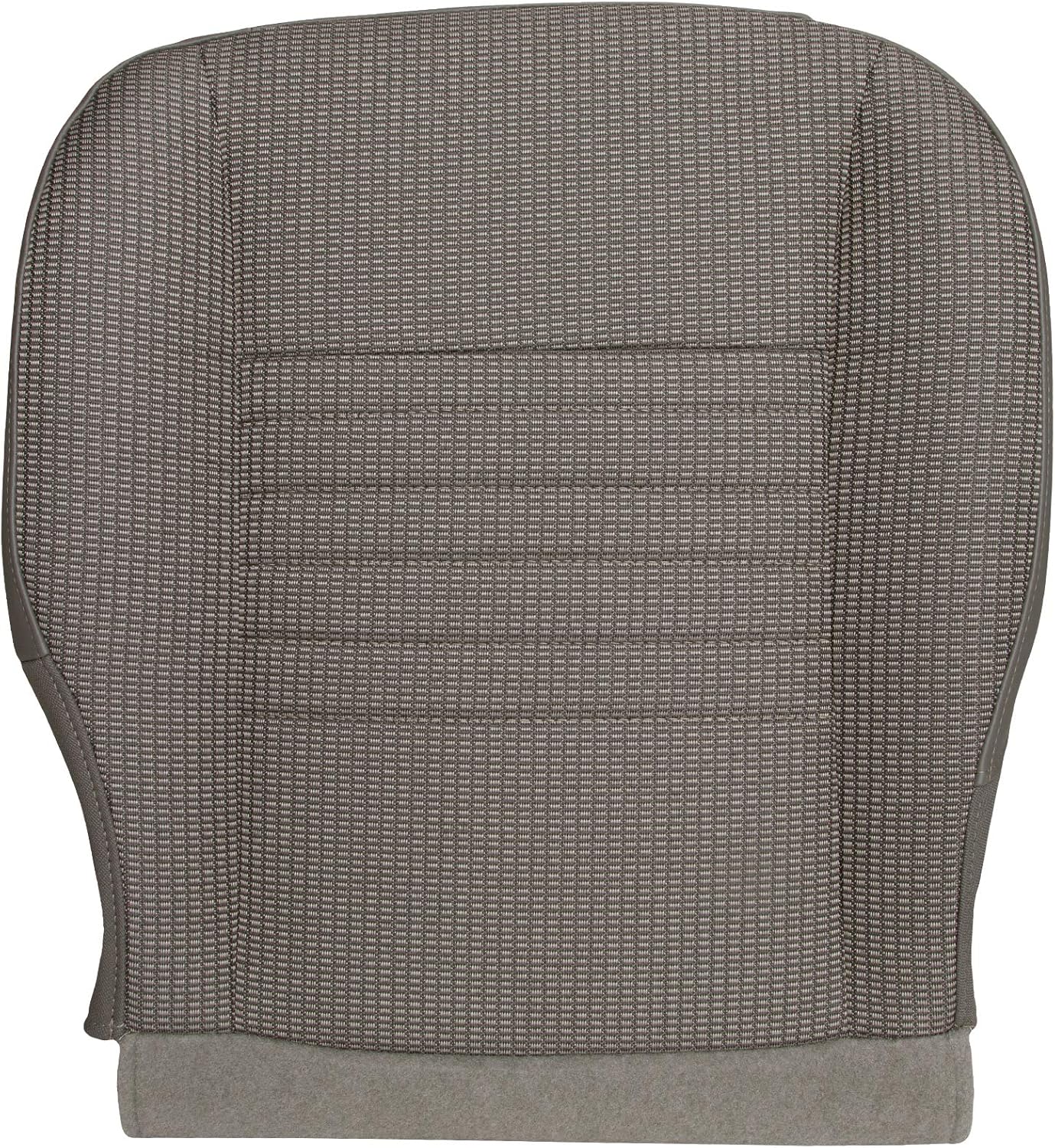 The Seat Shop Passenger Bottom Replacement Cloth Seat Cover - Khaki Tan (Compatible with 2006-2008 Dodge Ram Work Truck ST 1500, and 2006-2009 ST 2500 and 3500)