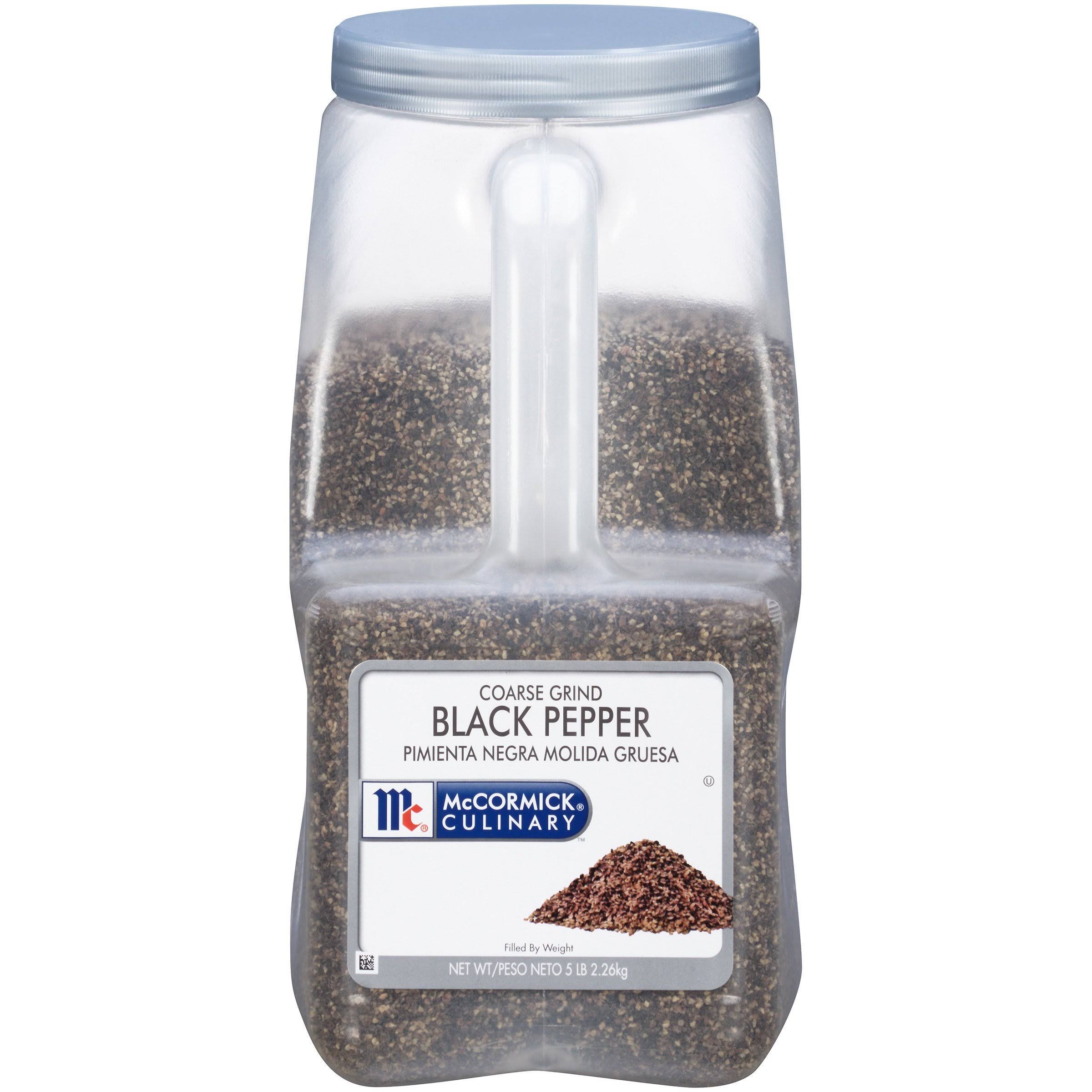 McCormick Culinary Coarse Grind Black Pepper, 5 Lb