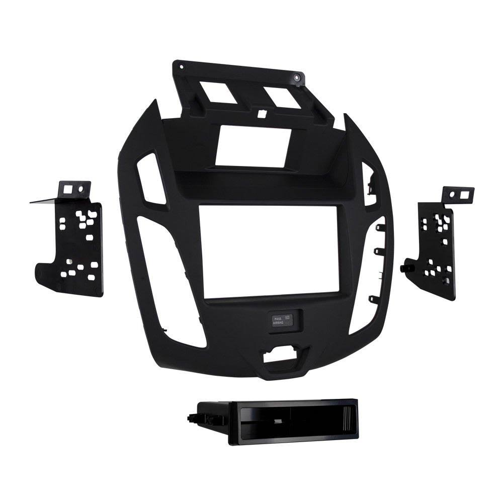 Metra 99-5831G Double/Single DIN Dash Installation Kit, Charcoal Black/Gray