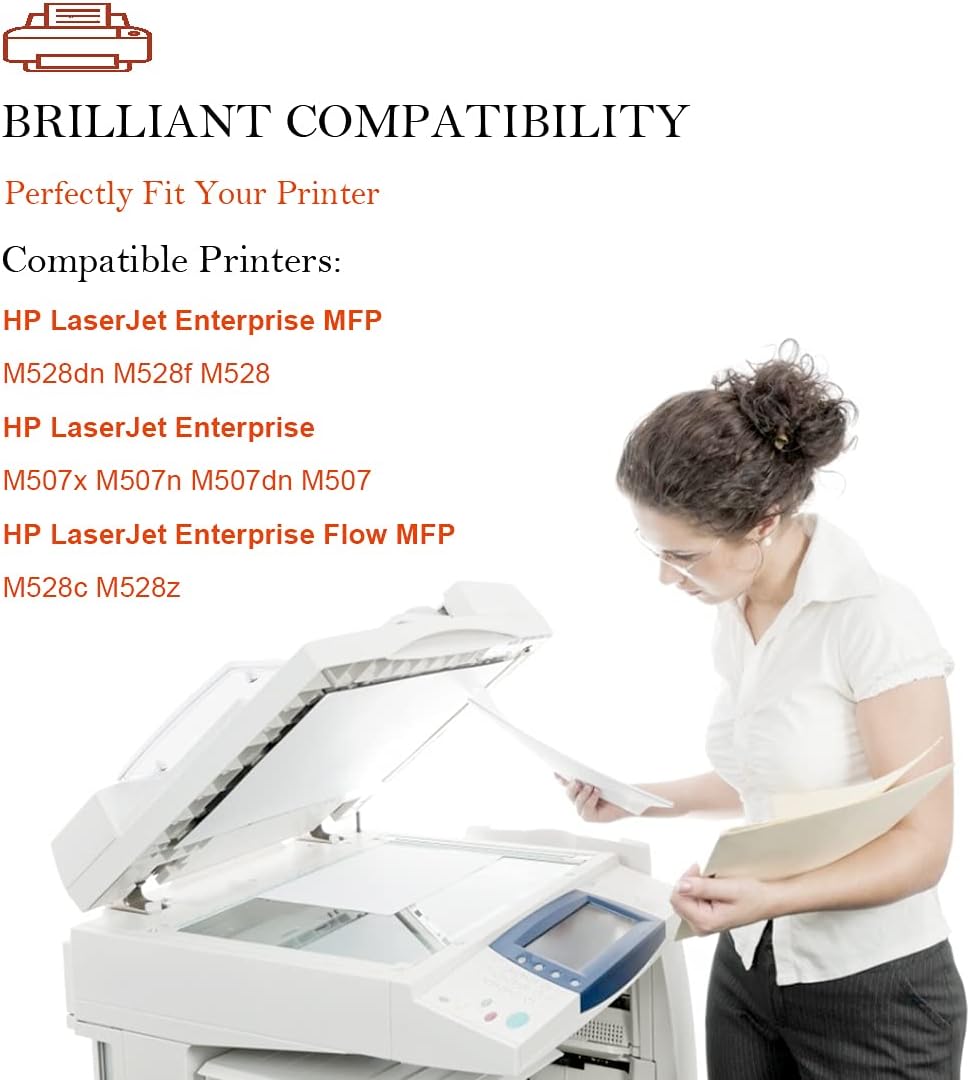 Aseker Remanufactured Toner Cartridge 89A CF289A (89X CF289X) for HP M528dn M528f M528 M507x M507n M507dn M507 M528c M528z Printer, High Yield 5000 Pages (CF289A Without Chip)