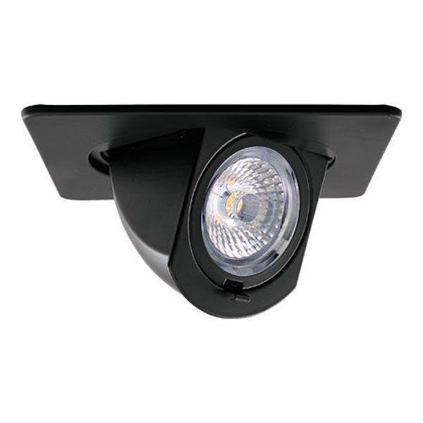Elco Lighting EL44727B 12.6 W 4 inch Square LED Adjustable Pull-Down Insert Black Finish 2700K by BUYRITE Electric