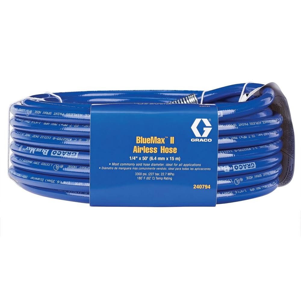 Graco 214698 BlueMax II Airless Hose, 3/16 in x 25 ft