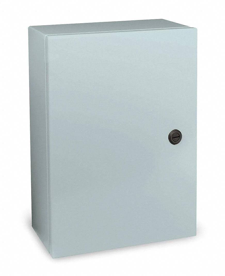 Wiegmann N412302408C Enclosure, 30 in.Hx24 In.Wx8 in. D, Black