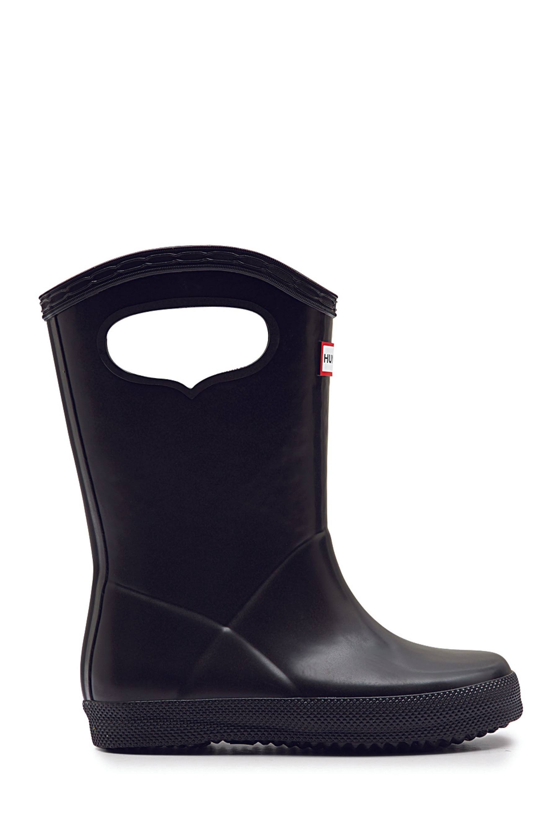 Hunter First Classic Pull on Kids Wellingtons - Black