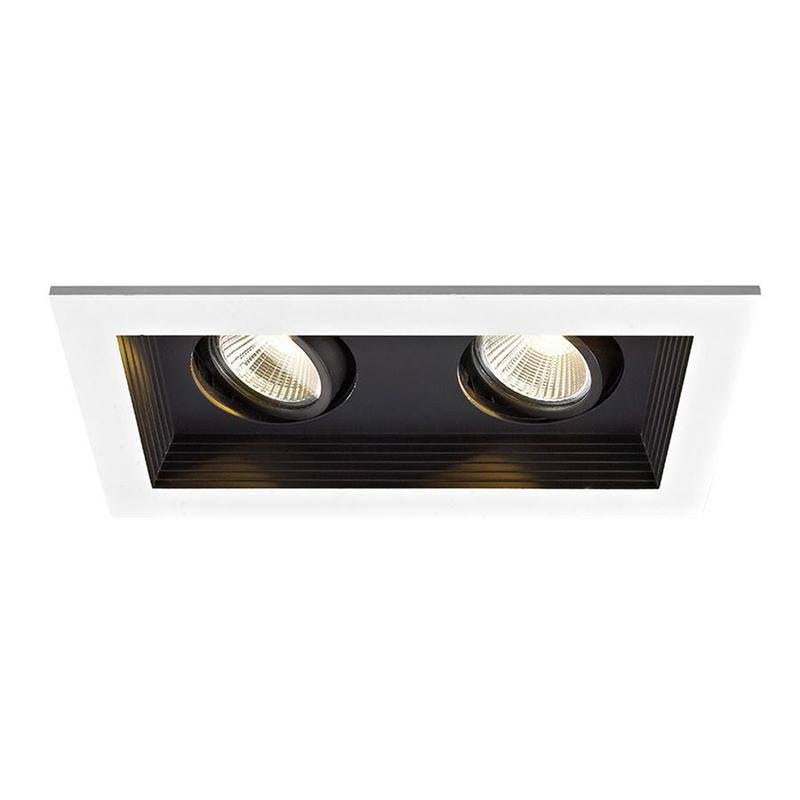 WAC Lighting MT-3LD211R-W927-BK Mini Multiples LED Module Black Remodel Housing with Trim