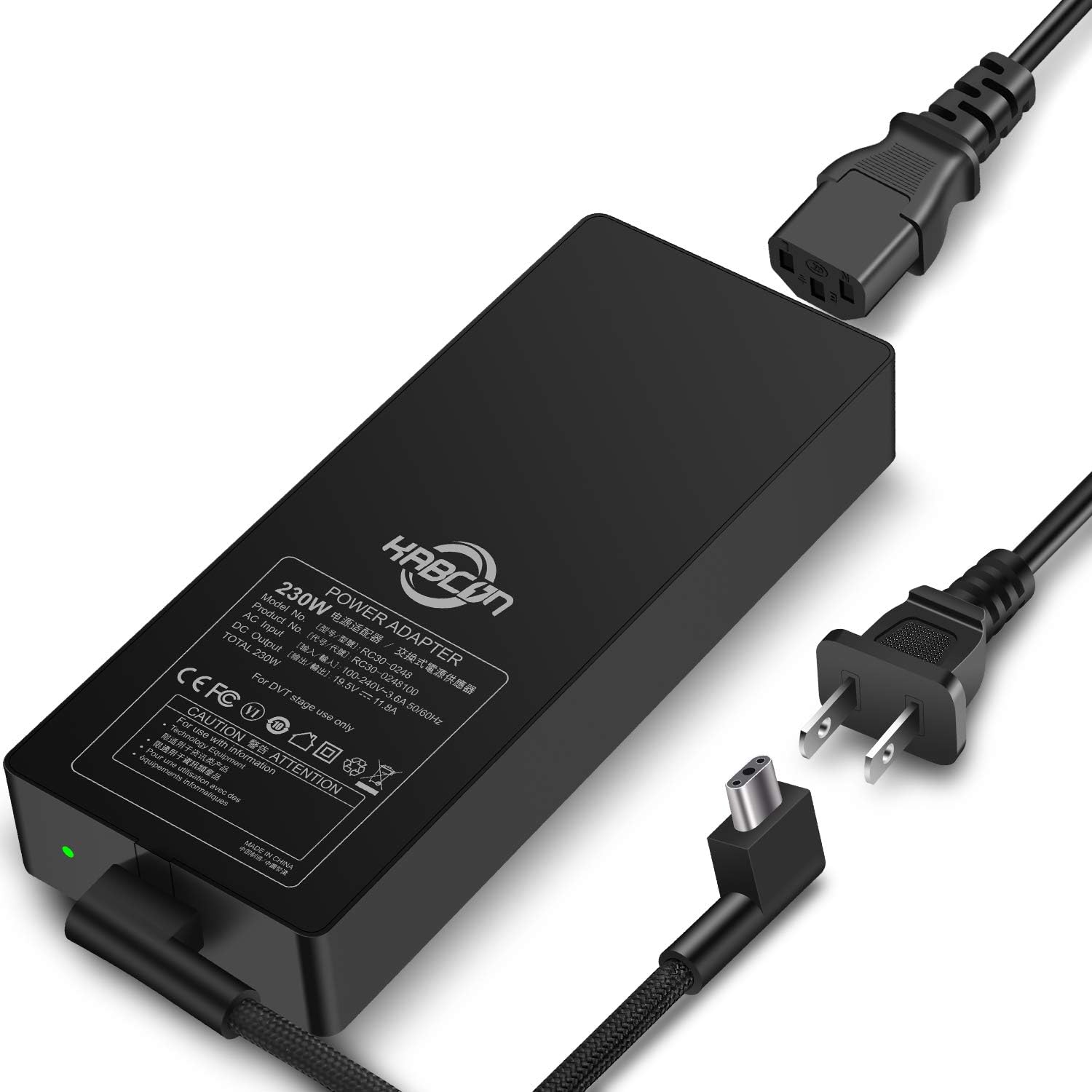 Charger Compatible with Razer Blade Pro 17 and Razer Blade 15 Model GTX1060/GTX1070/RTX2070/RTX2080, 230W 19.5V 11.8A Laptop AC Adapter Power Supply