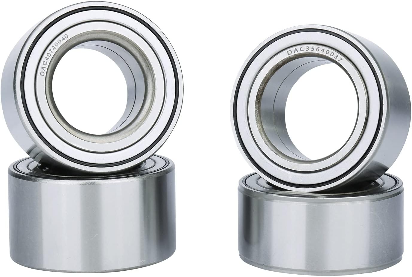 MINSTAR Front and Rear Wheel Hub Bearings Fit For Polaris Ranger 700 500 400 XP EFI 6x6 2x4 4x4 EV, Replaces # 3515088(2PCS) 3515087(2PCS)