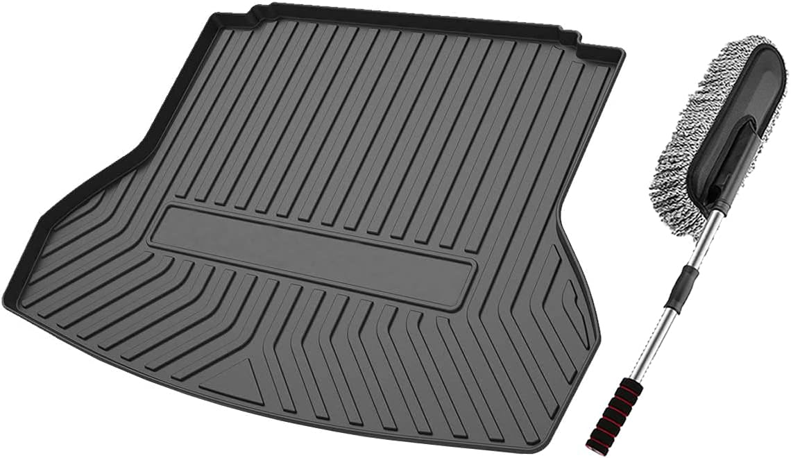 Premium FlexTough All-Protection Cargo Mat Liner , Heavy Duty Trunk Liner for Hyundai Elantra 2016-2020 , &ndash;w/Traction Grips & Fresh Design (for Hyundai Elantra 2016-2020)
