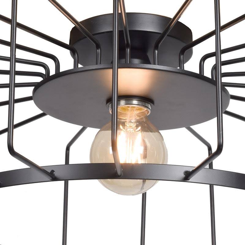 Access Lighting Wired 23892LEDDLP Flush Mount Light, Black