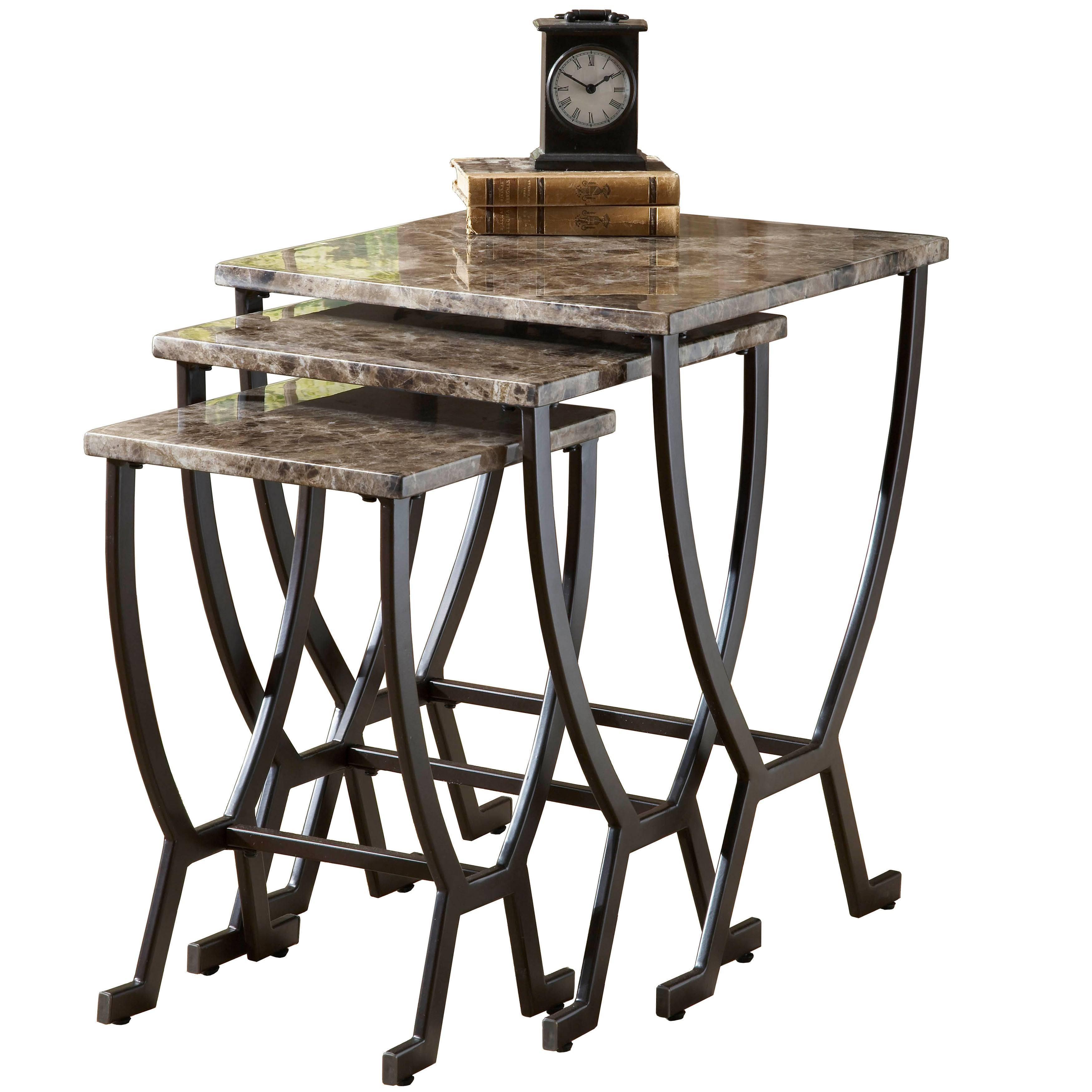 Hillsdale Furniture Monaco Nesting Tables Espresso