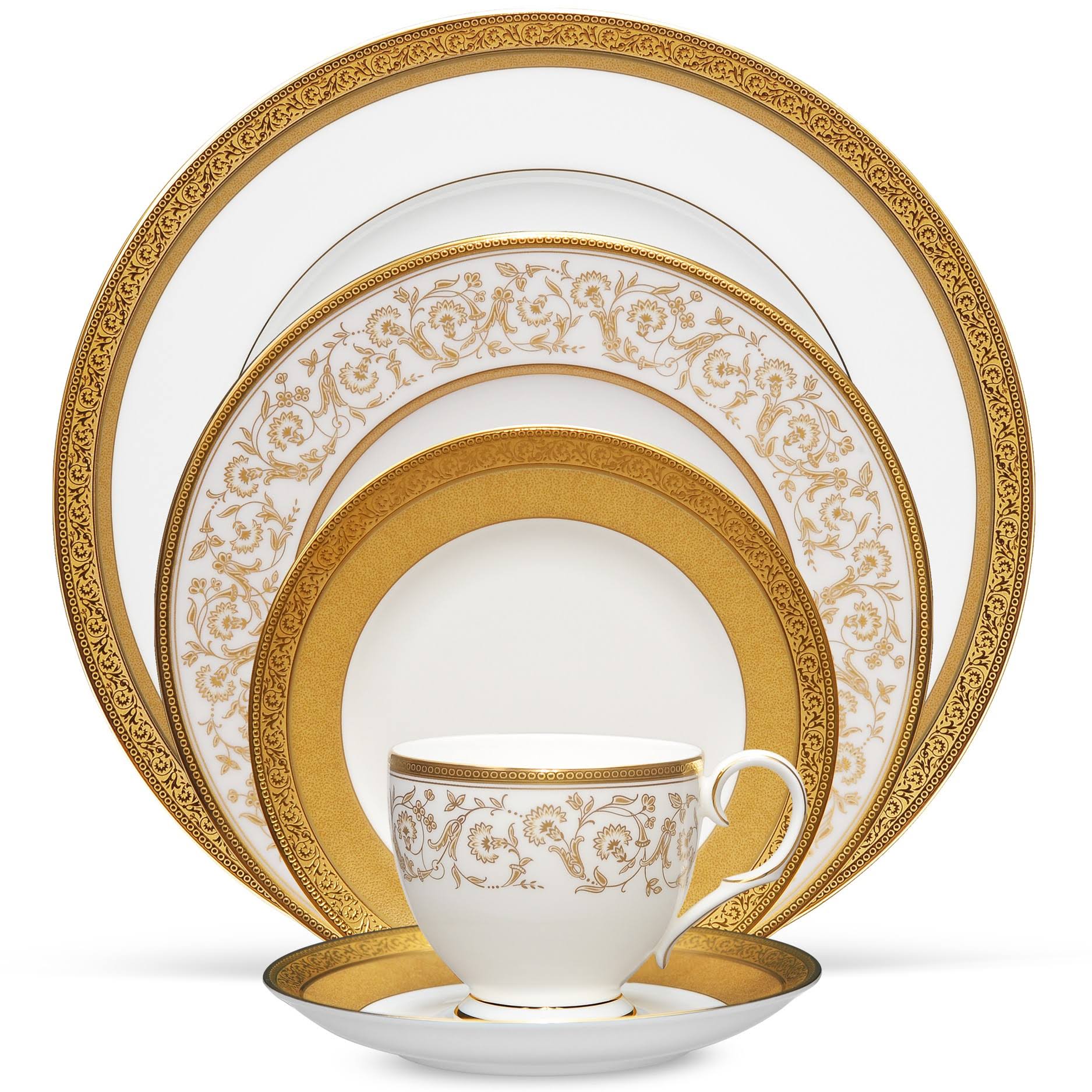 Noritake Summit 5-Piece Place Setting, Gold