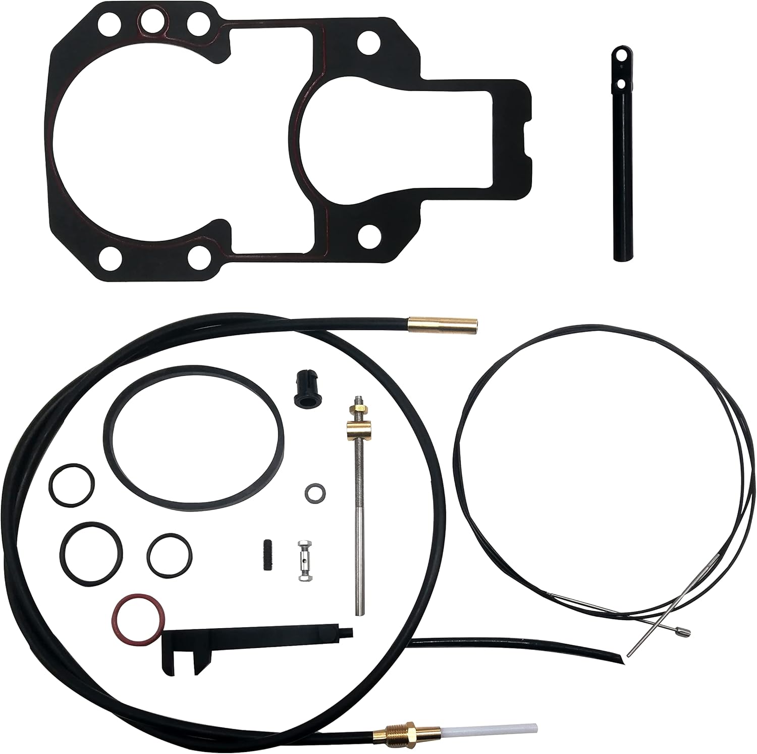 Jingyu Replace MERCRUISER Shift Cable Assembly Kit Alpha One Gen I II Mercury Part Number: 865436A03;Sierra Part Number: 18-2603;GLM Part Number: 21450