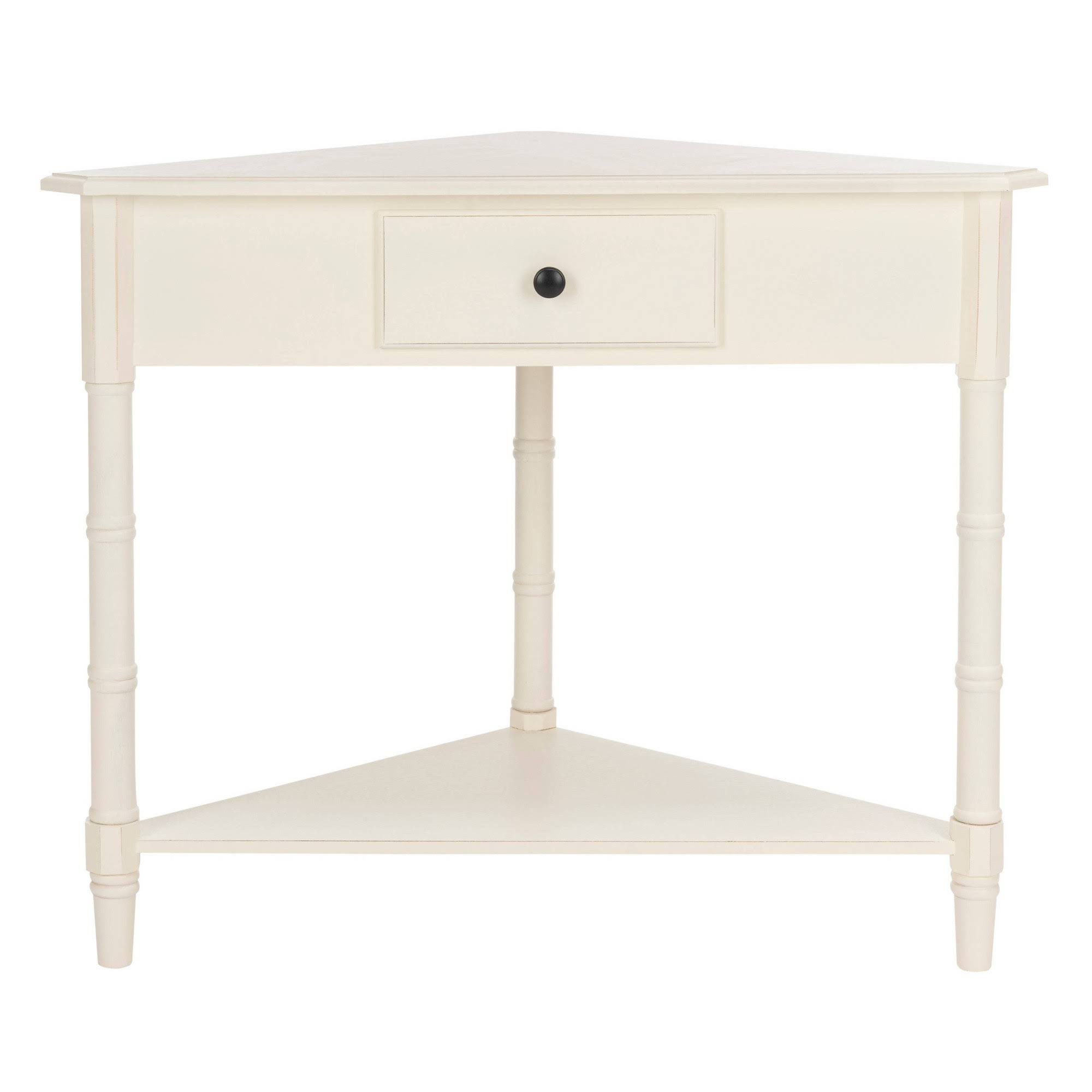 Safavieh Gomez Corner Accent Table, White