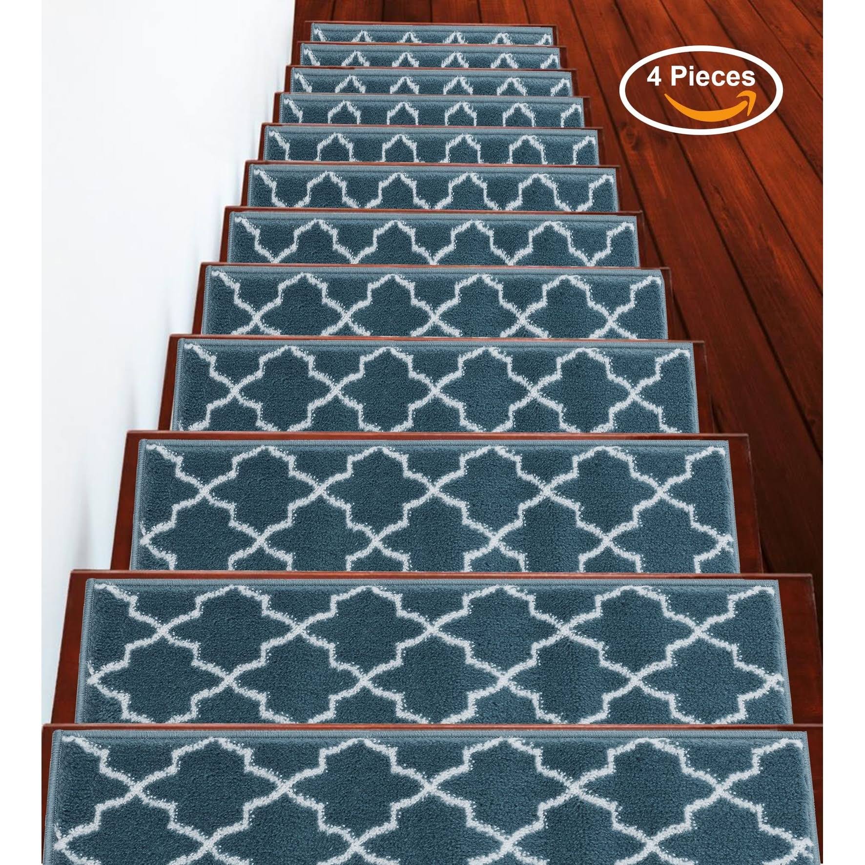 Sussexhome Trellisville Collection Stair Treads - 13-Pack - Navy
