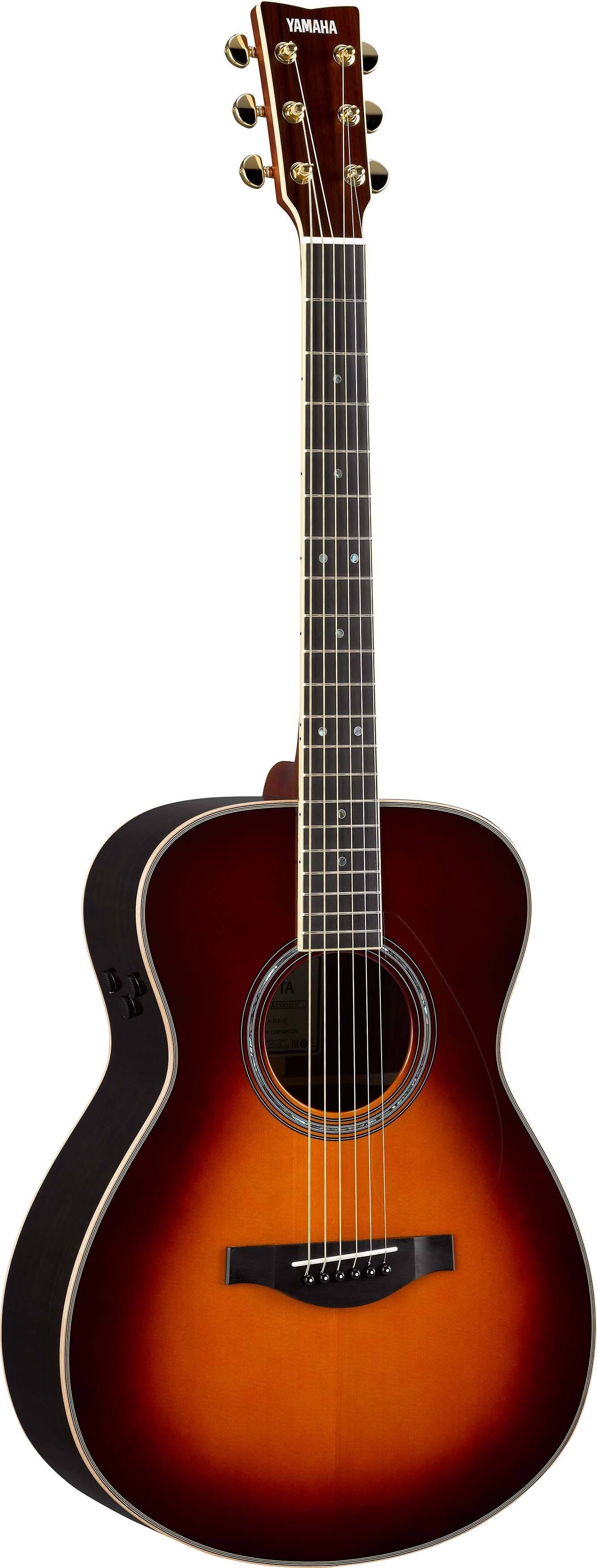 Yamaha LS-TA TransAcoustic Acoustic Electric Guitar - Brown Sunburst